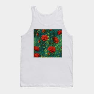 Van Gogh Roses Pattern 11 Tank Top